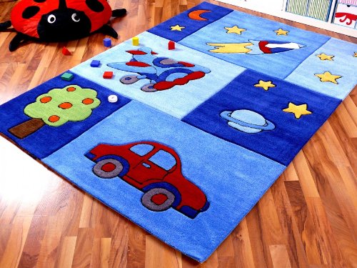 Lifestyle Kinderteppich Traumland Blau in 3 Größen !!! Sofort Lieferbar !!!