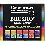 Brush-on Crystal colores son pintura en polvo intensa que es al agua y no tóxico