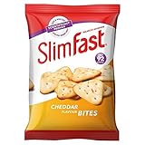 SlimFast Cheddar Bites Snack Bag, 12 x 22 g