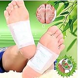 100 pcs Detox Foot Patches, Finlon Detox Foot Pads Foot Detox Pads Foot Pads Detox Patches Body Detox Body Cleanse Patches Cleansing Detox Foot Pads Stress Relief Improve Sleep Quality Enhance Blood Circulation