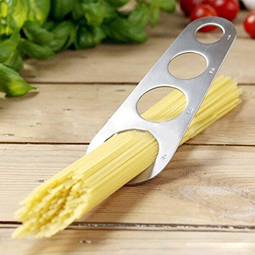 Bcony Spaghettimaß Mass/Spaghetti Vermesser//Messen aus Edelstahl rostfrei für 1-4 Portionen - 4