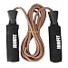 Produktbild 2.8m Joinfit Bold Leather Speed Skipping Jump Rope for Gym Training Black