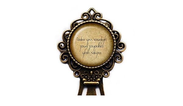 Elysian Workshop Marque Page Avec Citation En Rune Elfique Du Poeme De J R R Tolkien Tout
