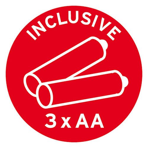 Brennenstuhl LED Taschenlampe mit Batterie / SMD LED Handleuchte mit 8 + 1 hellen SMD-LEDs (4 Stunden Leuchtdauer, drehbarer Haken, Magnet) Farbe: schwarz/gelb - 6