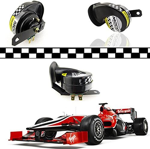 Luxtech Car Horns Motorcycle Horns Rally car racing car snail-shaped Voltage 12 w with Forte Tone Siren Ultra High acute and 510 Hz