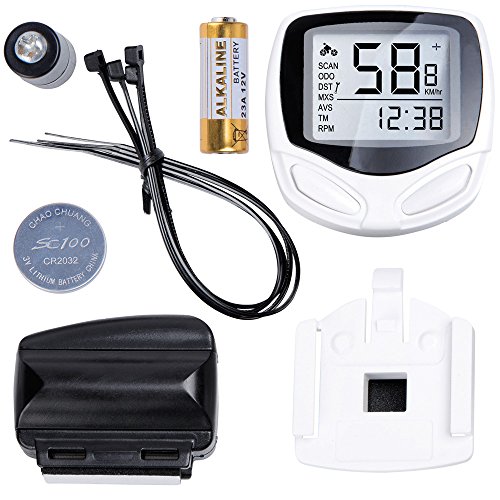 Fahrradcomputer drahtlos LCD- 14 Funktionen verschiedene Farben Wasserdicht Funk Tacho Tachometer Fahrradtacho - 2