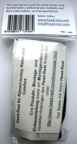Head-Rest Kinder Kopfhalterung u. Nackenstütze zum Schlafen im Fahrradsitz Römer Jockey Relax Comfort Komplettset - 9