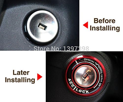 Mebare (TM) Car ignition lock cover car car accessory 3D Sticker for Chevrolet Cruze Aveo Malibu / Opel Mokka ASTRA J Insignia