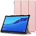 Produktbild TTVie Hülle für Huawei MediaPad M5 Lite 10 - PU Leder Schutzhülle mit Standfunktion und Auto Aufwachen/Schlaf Funktion für Huawei MediaPad M5 Lite Tablet-PC (25,6 cm, 10,1 Zoll), Roségold