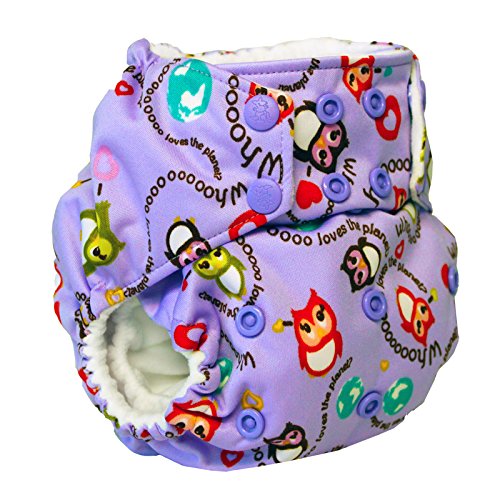 Rumparooz One Size Snap Cloth Pocket Diaper, Eco Owl
