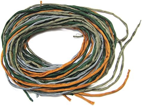12 pcs Brown Grn Seidenbnder and Silk Collar Necklace Grey-TNE Band Per 1 Meter A Very High Surface Finish Very Smooth Silk + Quality+