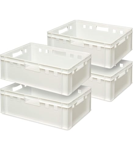 Boîte De Rangement Alutec 17 Litres - Plastique Robuste, Empilable, Idéale Pour Stockage Alimentaire, Atelier Ou Transport