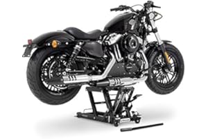 Cric Lève Moto pour Moto Custom Hydraulique á Ciseau ConStands Midlift L Noir CB76577