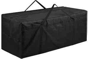 YEXEXINM Extra Large Storage Bag for Above Ground Inflatable Frame Pools, Storage Bag Totes for Frame Above Ground Swimming Pool, Heavy-Duty Pool Cover Accessories Storage with 4 Handles, 56''x24''x24''