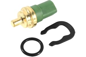 AKOZON Sensor De Temperatura Del Refrigerante, Interruptor De Agua Del Sensor De Temperatura Del Refrigerante 4 Pines Para Jetta Golf Beetle Reemplazo Para A4 A6 Reemplazo Para Jetta Para Golf Beetle