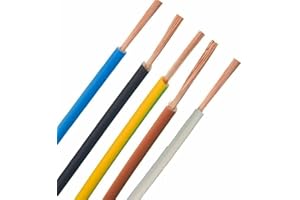 MPS-CONTACT Verdrahtungsleitung H07V-K 0,5mm² 0,75mm² 1mm² 1,5mm² 2,5 mm² 4mm² 6mm² 10mm² 16 mm ² schwarz blau grün gelb grau braun *Meterware* PCV Einzelader feindrähtig, Größe: 4,00mm², Farbe: Schwarz