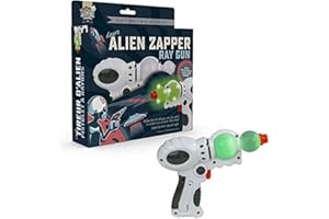 Funtime Gifts 10634 Alien Zapper Ray Gun, Blanco
