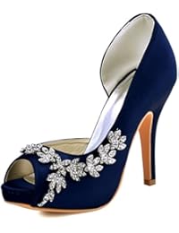 chaussures mariage bleu marine
