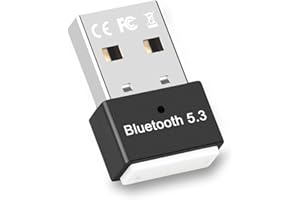 LONNALEE Bluetooth Adapter für PC 5.3, USB Bluetooth Adapter Dongle, USB EDR Bluetooth Wireless Senderempfänger für Desktop, Laptop, PC, Headset, Tastatur, Maus, Bluetooth Stereo, mit Windows 11/10/8.1/7