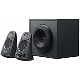 Logitech Z625 THX 2.1 Sistema di Altoparlanti con Subwoofer, Certificato THX, 400 Watt, ‎Bassi Profondi, 3.5 mm e RCA, PC/PS4