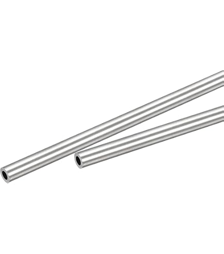 Tube Aluminium METALLIXITY 304 Inox Acier Tube (12mm OD X 0.3mm Mur T X 300mm L), Droit Tube - Pour Maison Ameublement, Machines Tube Inox 50mm