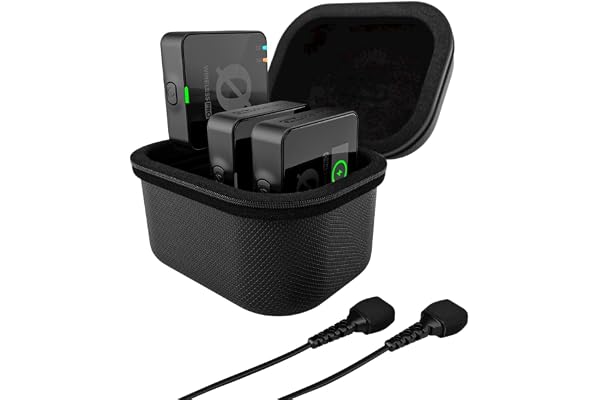 RØDE Wireless PRO Système Micro Sans Fil Compact avec Timecode, Enregistrement 32 bits float, 2 micros cravate et boîtier de charge, pour vidéo et création de contenu