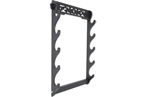 FOXSMZZ 5-Tier Sword Holder Wall Mount Samurai Sword Stand Display Katana Wakizashi Tanto Wall Hanger Sword Rack