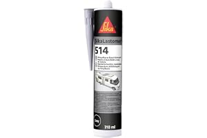 SikaLastomer-514 butyltätningsmedel grå, 310 ml | Absorberbar tätningsmedel för återtagbara tätningar – permanent klibbig och elastisk – mångsidig användning