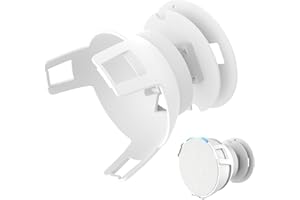 LERYVEO Supporto Compatibile per Echo Pöp | Supporto per Montaggio a Parete Outlet | Gestione del Cavo | salvaspazio | Nessun Suono ovattato Smart Speaker Hanger Rack