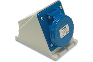 FAMATEL - Base superficie IP44 | 2P+T | 32A | 220-240V | Azul