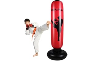 ZHUYNXIR Inflatable Punching Bag for Kid, Kid boxing bag,Kid Pedestal Boxing Bags for Practicing Karate,De-Stress Boxing Bag for Boy/Girl