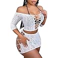 Buitifo Womens Lingerie Set Fishnet Babydoll Bodysuit Sexy Nightwearr Sleepwear Nightdress