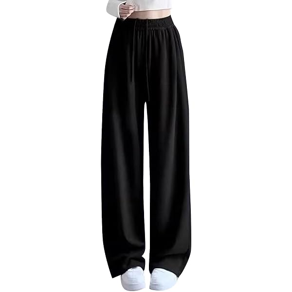 Pantalon De Jogging Baggy Pour Adolescentes - Coupe Oversize - Taille élastique - Polyester - Style Décontracté