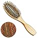 Airbag Massage Wood Hair Brush, Vinmax Handmade Natural Green Sandalwood Hair Comb with Detangling Airbag Wooden Hair Combs for Anti-static, Eliminating Dandruff, Scalp Massage for Hair Health