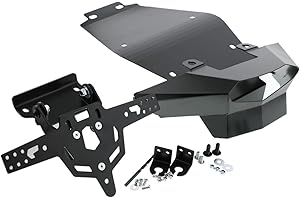 Portatarga Motoflow (con illuminazione targa) adatto per KTM Duke 125 (2011 fino al 2016) AMZ-FL.06.051-B.v191