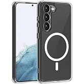OzzyCase Samsung Galaxy S21 İle Uyumlu Magesafe Wireless Şarj &Ouml;zellikli Şeffaf Silikon Kılıf,Şeffaf