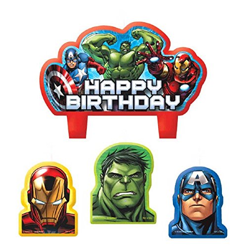 Avengers Geburtstag Kerze Set