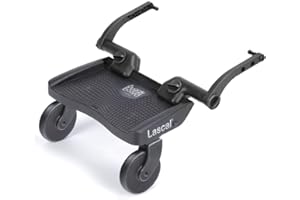 Lascal BuggyBoard Mini 3D | Universal Buggy Board, Compatible with 99% of Pushchairs | Pram Accessory for Children from 2-6 Years | Grey