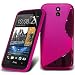 Produktbild HTC Desire 510 Weich Silikon TPU Gartenschlauch Flexable Gel Fall zurück) Pink