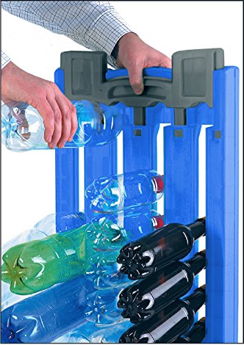 Set aus 2 Flaschenbutler Flaschenhalter für 56 PET Pfandflaschen (Graphit) - 2