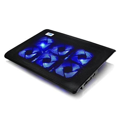 AAB Cooling NC70 NOTEBOOK KÜHLER COOLER PAD LAPTOP 6-LÜFTER Ständer Kühlpad LED - 6