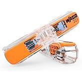 WAGO Kelep&ccedil;e, 2 iletken, 4 mm&sup2;, kollu ge&ccedil;iş bağlantısı, şeffaf, 221-2411 (60 adet) | Tek kutuplu konforlu kullanım sunan koll