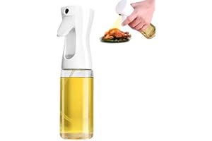 Eupneicu Spray Olio Cucina Per Spruzzatore [200 Ml], Grill Ad Aria, Bianco