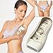 Sminiker 3 in 1 Lady Waterproof Rechargeable Hair Removal Kit ( Bikini Trimmer, Hair Epilator, Callus Remover ) with 2 Mode Power Switch, LED Hair Shaver for Arm, Underarm, Bikini Line & Legs (Gold) 