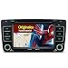 Produktbild A-Sure 7 ZOll Autoradio GPS Navigation DVD VMCD RDS Bluetooth USB SD Auto Raido Navi Für SKODA OCTAVIA Yeti original Kartematerial (49 europäische Länder) Z6SOCQ 2-Jahre-Garantie