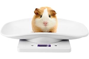 Babyvåg, 10kg/1g Digital Liten Katthund Valpviktsvåg för Katter Hundar Mätverktyg Elektronisk Köksvåg, Elektronisk Minivåg me
