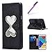 Produktbild Für Samsung Galaxy A510 (2016) Hülle Silikon,Galaxy A5 2016 Hülle Leder,Galaxy A5 2016 Hülle Flip Wallet Case für Galaxy A510,EMAXELERS Galaxy A5 2016 Hülle Anime,Galaxy A5 2016 Hülle Blumen Bookstyle,Galaxy A5 2016 Hülle Glitzer Bling Diamant Flüssig Sanduhr Muster PU Leder Ledercase Flip Tasche Wallet Schutzhülle Etui Tasche Handytasche Hülle für Samsung Galaxy A5 2016,Silver Hourglass Liquid Black Case