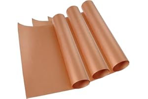 MYBO TV - Lot de 3 Feuilles de Cuisson Réutilisables - Antiadhésives - Résistantes à la Chaleur - Idéales pour Four et Barbecue - Facilité et Performance pour une Cuisine Sans Effort