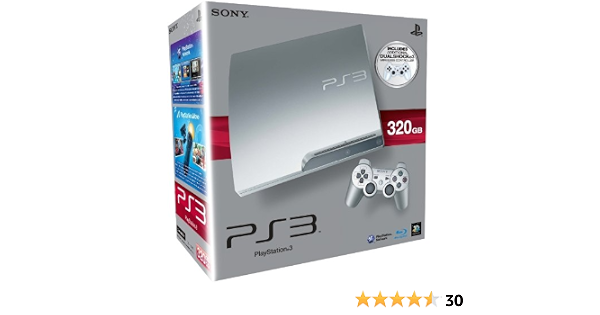 PlayStation 3 - Console PS3 320 GB [Chassis K], Argento con 2 Controller  Dualshock 3 : Amazon.it: Videogiochi