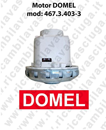 Domel - 467.3.403-3 - Motor de aspiración para aspiradora y limpiadora de suelo